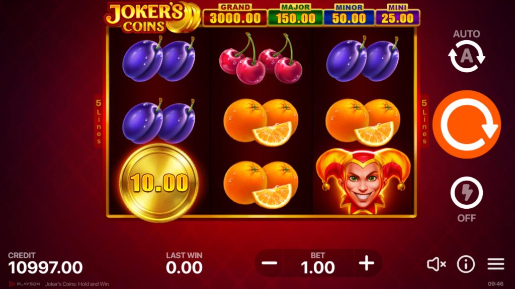 Joker’s Coins: Hold & Win Slot
