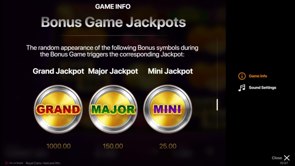 Royal Coins: Hold & Win Jackpot Feature