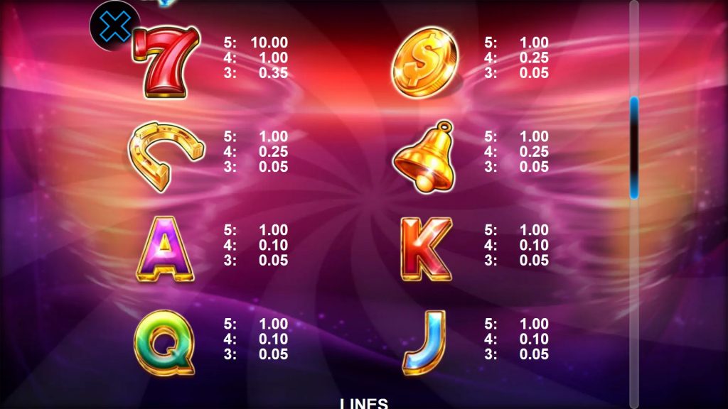 Win Storm Slot SImboli