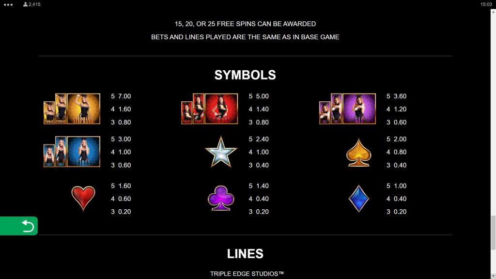 Playboy Gold Slot Simboli