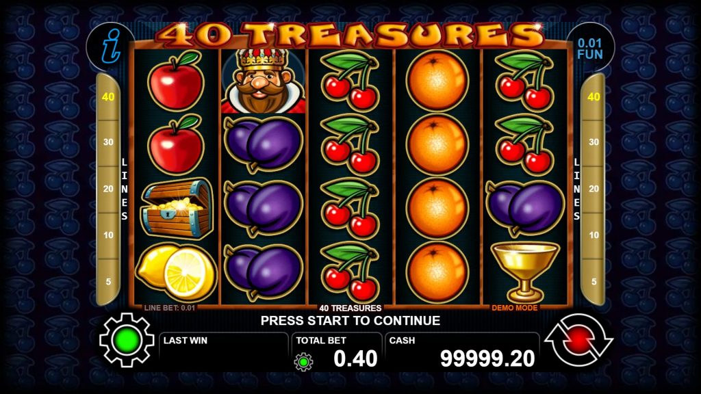 40 Treasures Slot game
