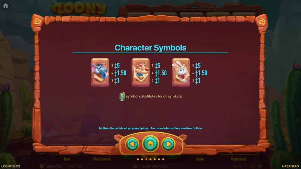Character Simboli
