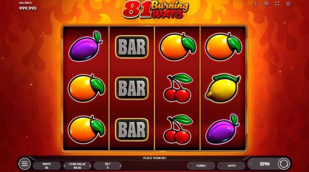 81 Burning Ways Slot