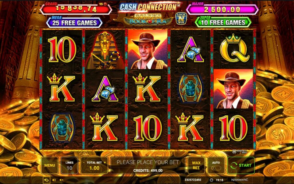 Cash Connection Golden Book of Ra Slot