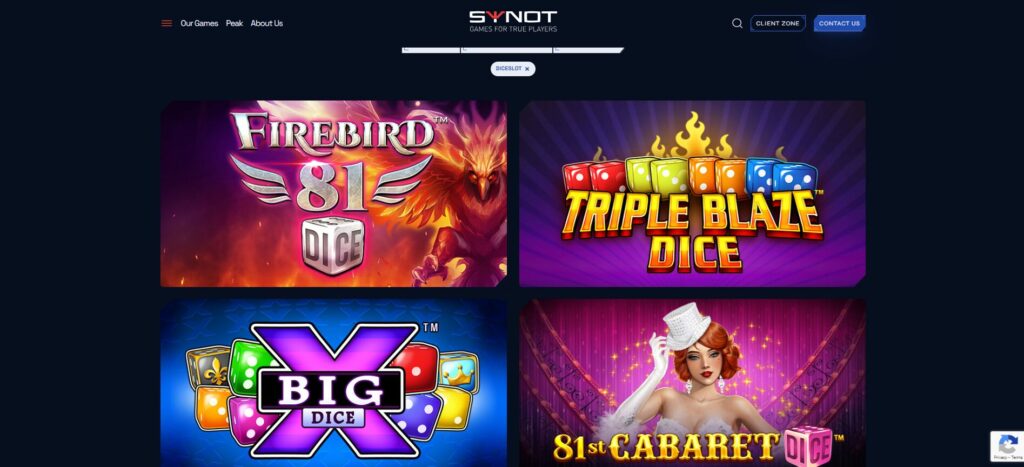 SYNOT Dice Slots